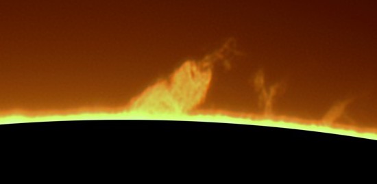 zu weiteren H-Alpha Aufnahmnen der Sonne