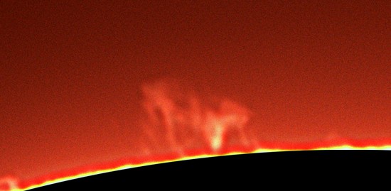 zu weiteren H-Alpha Aufnahmnen der Sonne